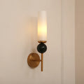 Breathe Easy Black Marble Wall Light